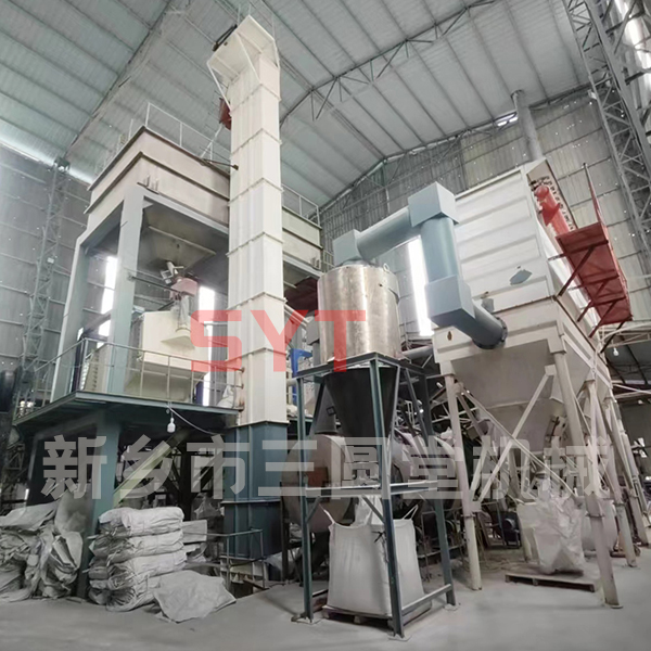 精篩+礦篩+垂直振動提升機組合